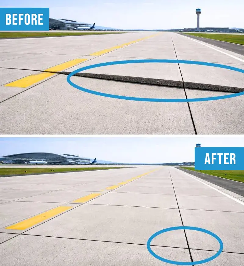 Airport Hangers Concrete Leveling in Denver